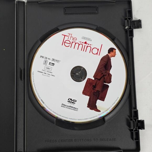 The Terminal (DVD, 2004) Tom Hanks, Catherine Zeta-Jones – Full Screen - Picture 2 of 3